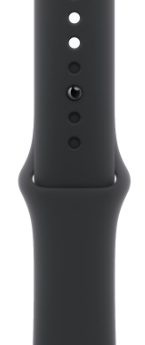 Apple Watch Series 10 46mm Jet Black Aluminum Case with Black Sport Band (S/M)