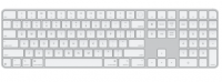 Беспроводная клавиатура Apple Magic Keyboard with Touch ID and Numeric Keypad (USB–C) (White) (MXK73)