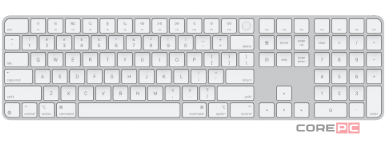 Беспроводная клавиатура Apple Magic Keyboard with Touch ID and Numeric Keypad (USB–C) (White) (MXK73)