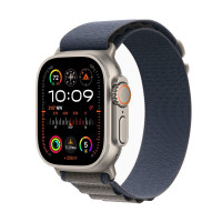 Apple Watch Ultra 2 49 mm (GPS+Cellular) Titanium Case Blue/Alpine Loop (L) (MREQ3)