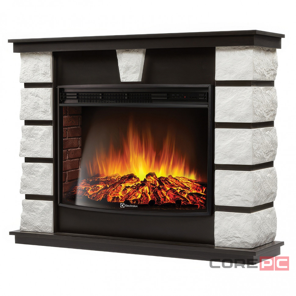 Портал Firelight Excalibur 30 камень белый, шпон венге