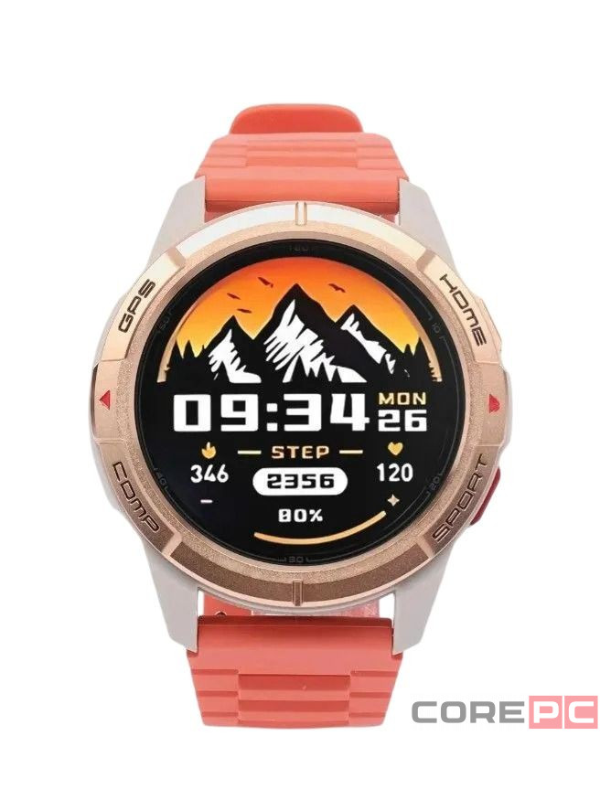 Умные часы Xiaomi Mibro GS Active (XPAW016) c русским языком + 2 ремешка золотой