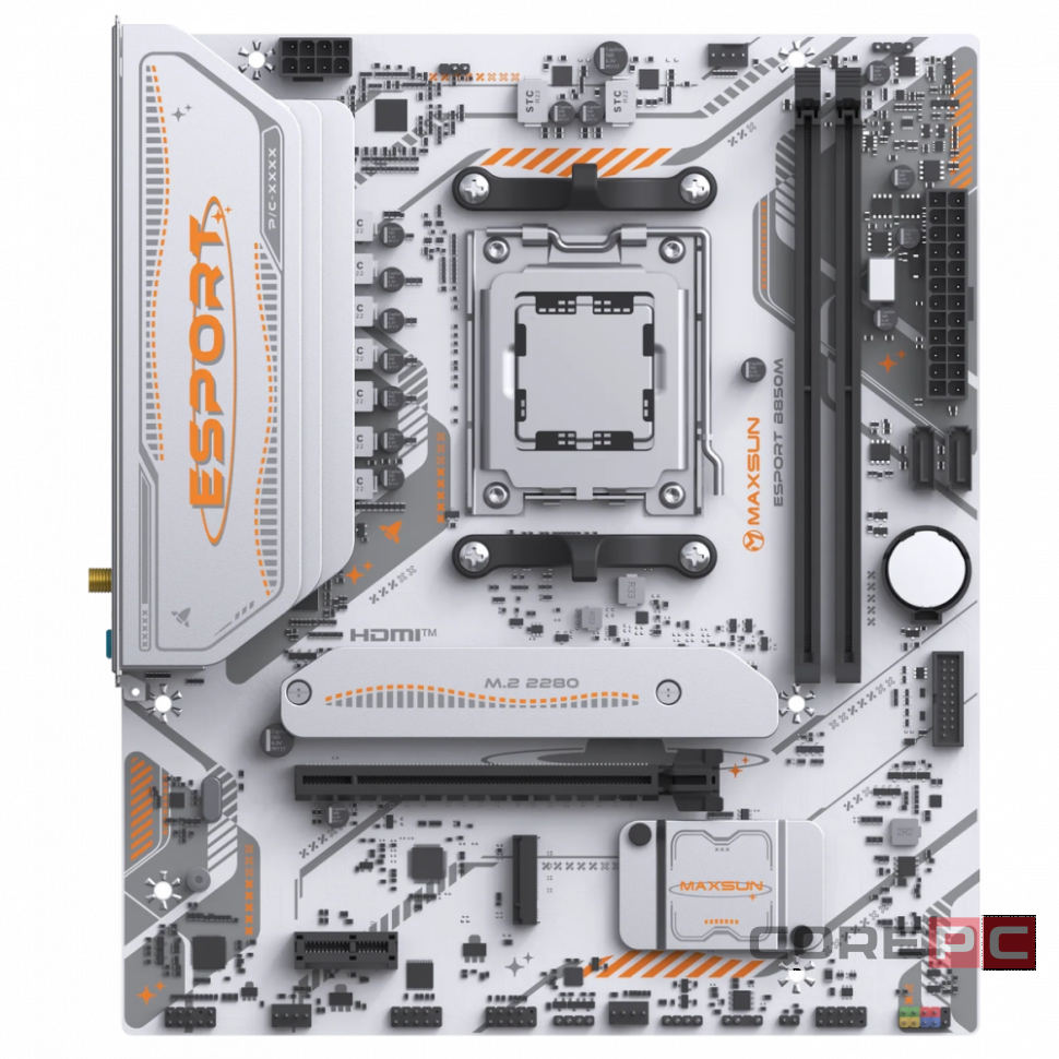 Материнская плата MaxSun MS-eSport B850M WIFI ICE (6940709661758)