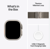 Apple Watch Ultra 2 (2024) 49mm Natural Titanium Case with Natural Titanium Milanese Loop (M)