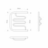 Водяной полотенцесушитель MIXLINE Серия СИМПЛ ПM2 ML-556326, нержавеющая сталь, пм-образная форма