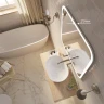 Зеркало MIXLINE Стив-2 700х685 (ШВ) сенсорный выключатель, светодиодная подсветка + подогрев