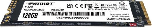 Твердотельный накопитель Patriot 128 Gb P320 (P320P128GM28)