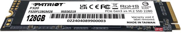 Твердотельный накопитель Patriot 128 Gb P320 (P320P128GM28)