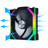 Вентилятор для корпуса Lian Li UNI FAN SL WIRELESS 120 Reverse Blade ARGB Black 12RSL1W1B (G99.12RSL1W1B.R0)