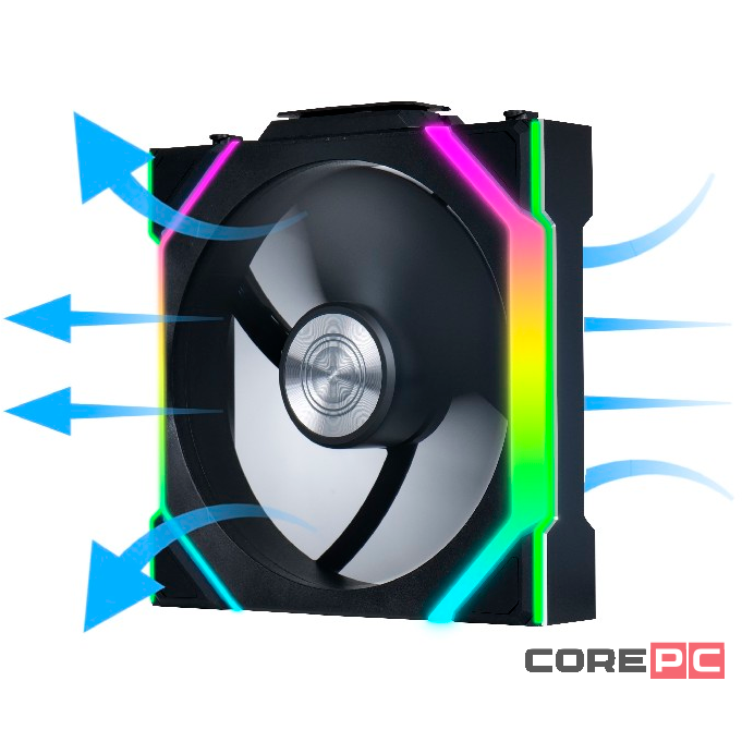 Вентилятор для корпуса Lian Li UNI FAN SL WIRELESS 120 Reverse Blade ARGB Black 12RSL1W1B (G99.12RSL1W1B.R0)