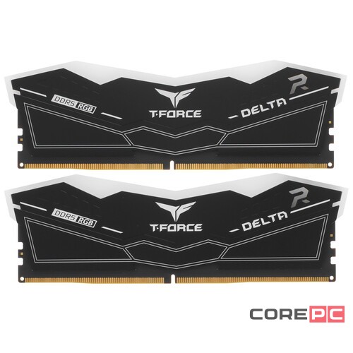 Оперативная память 32 Gb 6400 MHz Team Group T-FORCE DELTA RGB Black (FF3D532G6400HC40BDC01)