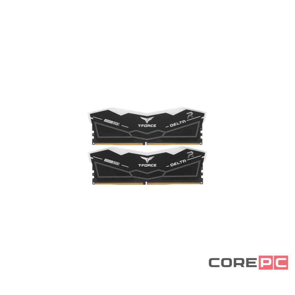 Оперативная память 32 Gb 6400 MHz Team Group T-FORCE DELTA RGB Black (FF3D532G6400HC40BDC01)