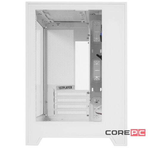 Компьютерный корпус 1STPLAYER STEAM PUNK SP6 TG White (SP6-G-WH)