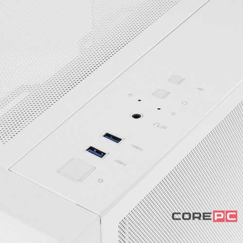 Компьютерный корпус 1STPLAYER STEAM PUNK SP6 TG White (SP6-G-WH)