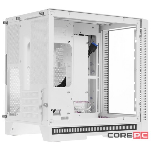 Компьютерный корпус 1STPLAYER STEAM PUNK SP6 TG White (SP6-G-WH)