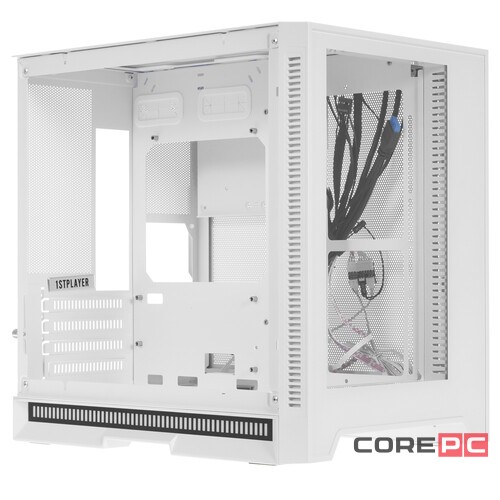 Компьютерный корпус 1STPLAYER STEAM PUNK SP6 TG White (SP6-G-WH)