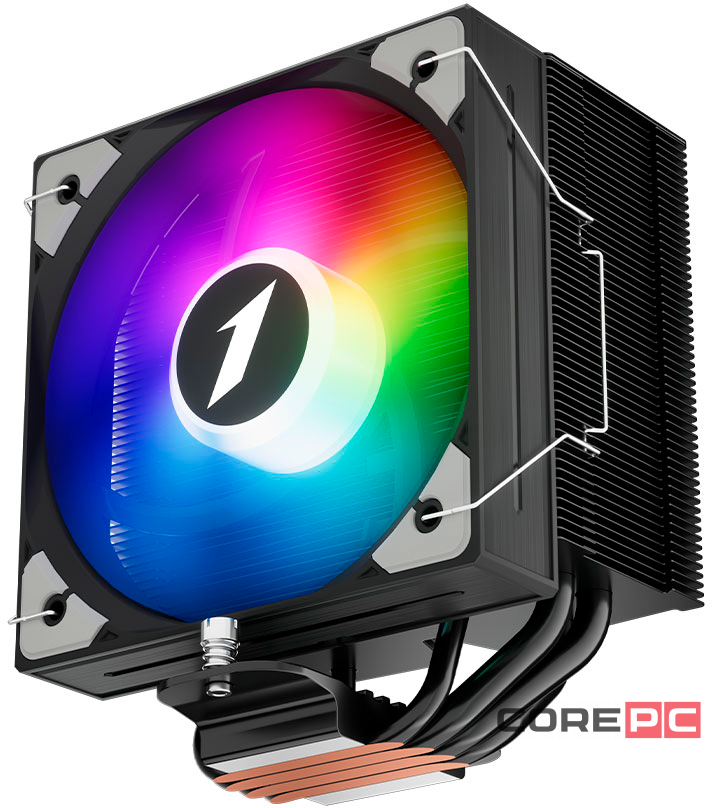 Кулер для процессора 1STPLAYER PS130 ARGB Black (PS130-BK)