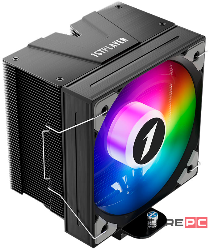 Кулер для процессора 1STPLAYER PS130 ARGB Black (PS130-BK)
