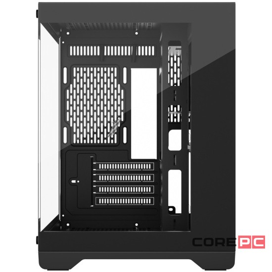 Компьютерный корпус 1STPLAYER MEGAVIEW MV6-T Black (MV6-TP-BK)