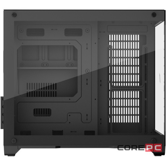 Компьютерный корпус 1STPLAYER MEGAVIEW MV6-T Black (MV6-TP-BK)