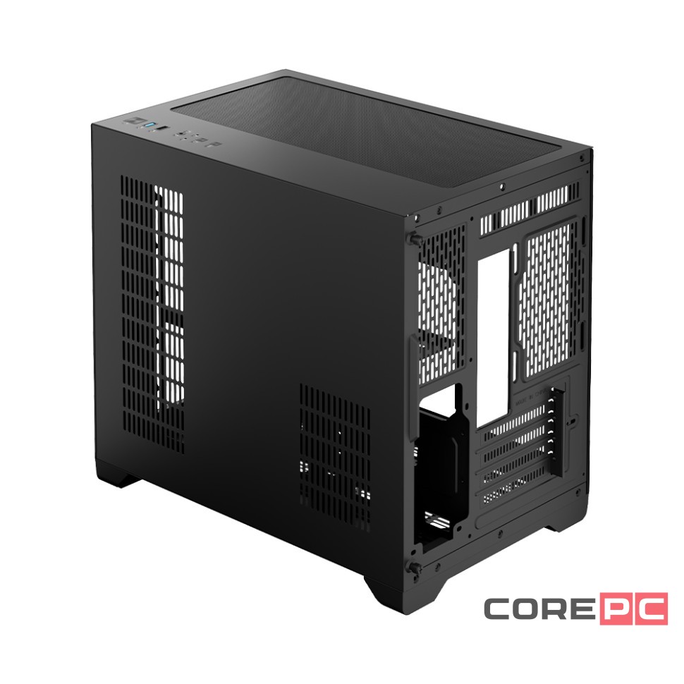 Компьютерный корпус 1STPLAYER MEGAVIEW MV6-T Black (MV6-TP-BK)