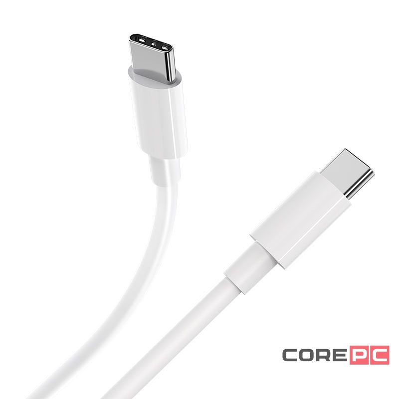 Кабель Hoco X51 High-power (Type-C) на (Type-C) 5A/100W 100см (белый)