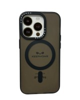 Накладка для i-Phone 14 Pro Keephone Magviar Magsafe черная