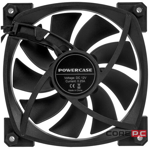 Вентилятор для корпуса Powercase (M55-12 ARGB) Black