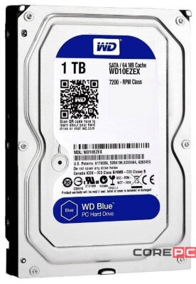 Жесткий диск Western Digital 1000 Gb Blue WD10EZEX