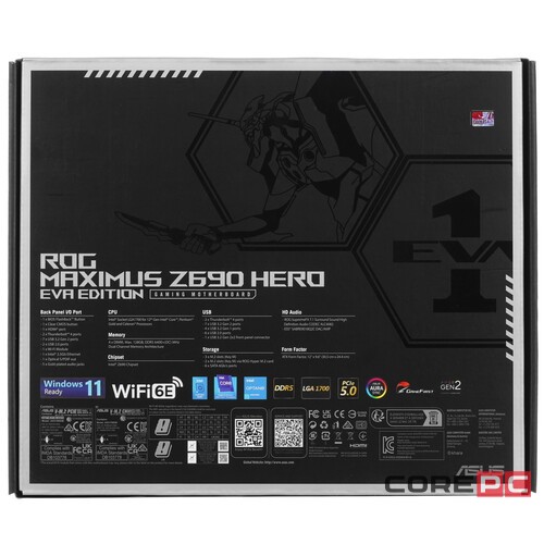 Материнская плата ASUS ROG MAXIMUS Z690 HERO EVA 90MB1BX0-M0EAY0
