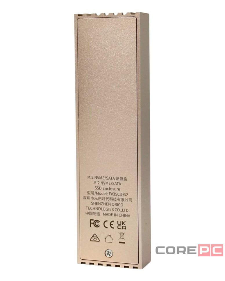 Внешний корпус для M2 NVMe/NGFF(SATA) Orico FV35C3-G2 USB-C3.2 серый