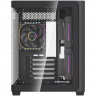 Компьютерный корпус Powercase Vision Micro M5B Curved Glass Black (CVMM5B-A3)