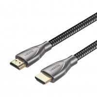 Кабель Ugreen HDMI-HDMI Cable with Carbon Fiber Jacket 1м черный