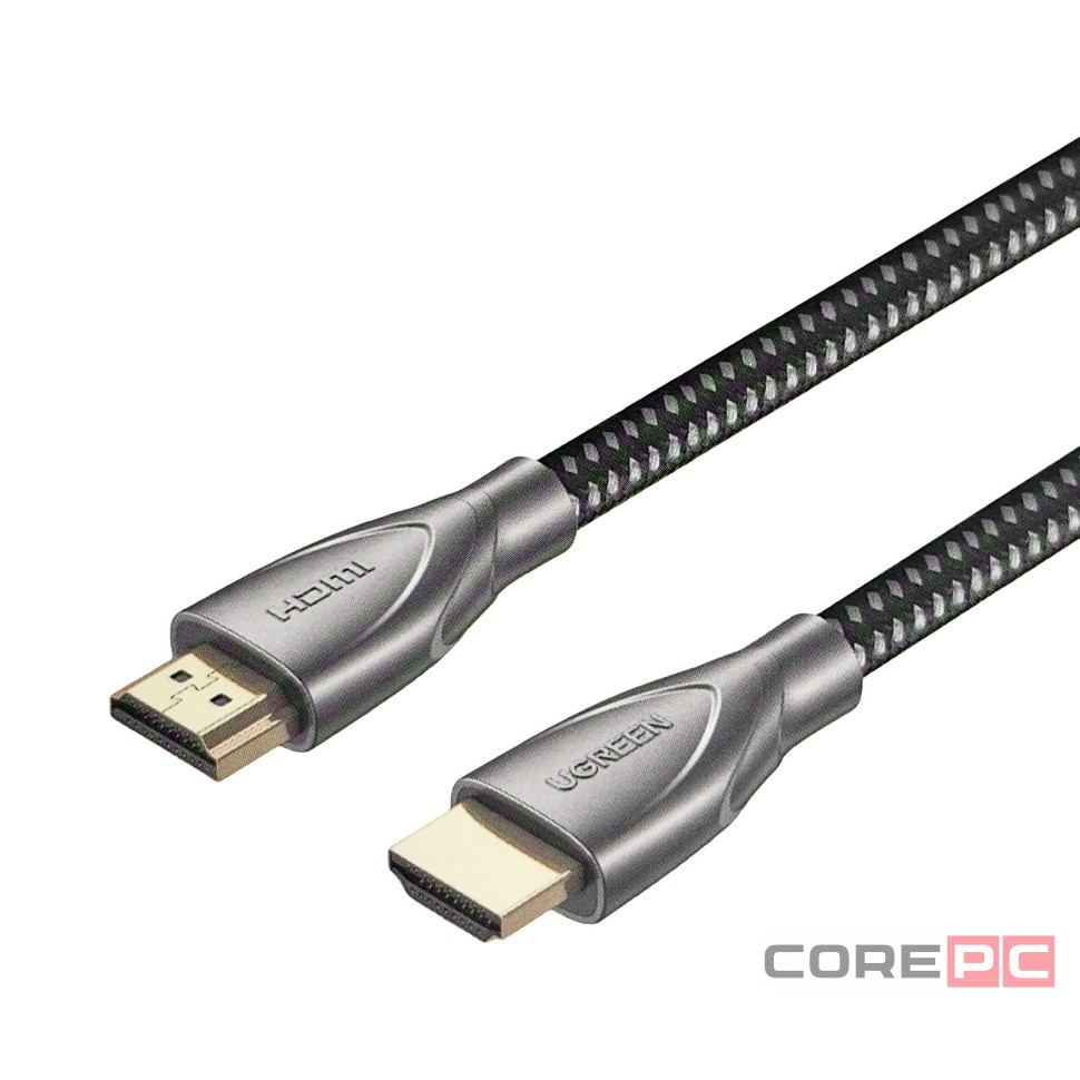 Кабель Ugreen HDMI-HDMI Cable with Carbon Fiber Jacket 1м черный