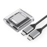Внешний корпус для SSD M.2 NVMe 2230 Orico TC20-M2 10Gbps USB-C прозрачный
