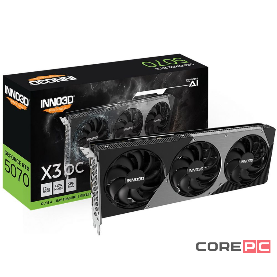 Видеокарта INNO3D (N50703-12D7X-195064L) GeForce RTX 5070 12GB ХЗ ОС