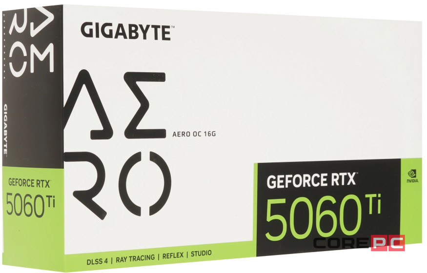 Видеокарта Gigabyte (GV-N506TAERO OC-16GD) GeForce RTX 5060 Ti 16GB AERO OC