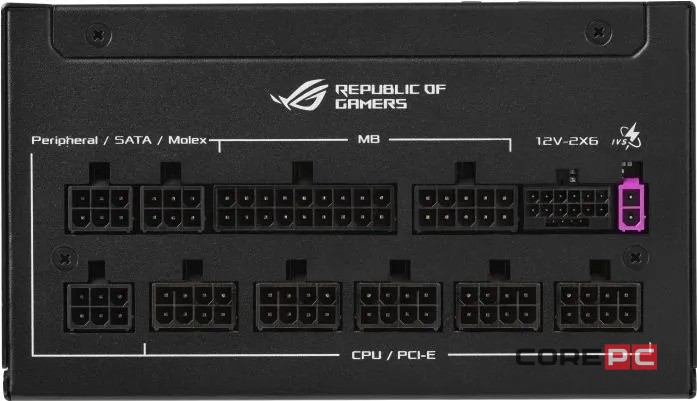 Блок питания ASUS 850W ROG-STRIX-850P-GAMING (90YE00W2-B0NA00) 16 Pin (PCIe 5.0 Connector Cable Details)