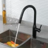Смеситель для кухни Gappo G4398-46, рычажное управление, цвет черный