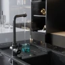 Смеситель для кухни MIXLINE МЛ-ГС13/ML-GS13 (343), рычажное управление, цвет антрацит
