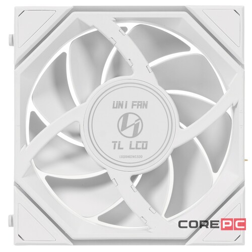 Комплект вентиляторов для корпуса Lian Li UNI FAN TL LCD 120 Reverse ARGB White (G99.12RTLLCD3W.R0)