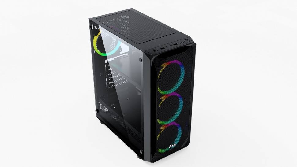 Компьютерный корпус Powercase MISTRAL Z4 MESH RGB CMIZB-R4