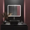Зеркало MIXLINE Альдо 800х700 (ШВ) сенсорный выключатель, светодиодная подсветка
