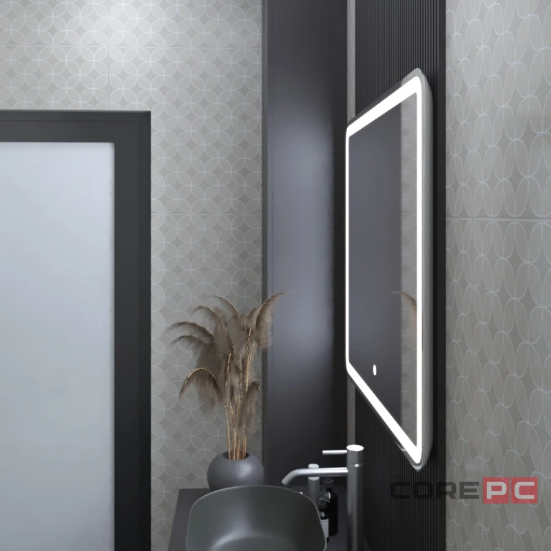 Зеркало MIXLINE Альдо 800х700 (ШВ) сенсорный выключатель, светодиодная подсветка