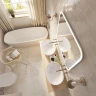 Зеркало MIXLINE Стив-2 800х680 (ШВ) сенсорный выключатель, светодиодная подсветка + подогрев