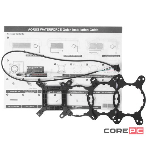 Система жидкостного охлаждения для процессора Gigabyte AORUS WATERFORCE 240 GP-AORUS WATERFORCE 240