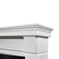 Каминокомплект: Очаг Electrolux Sphere Plus EFP/P-2720RLS с порталом Elegante 25 белый