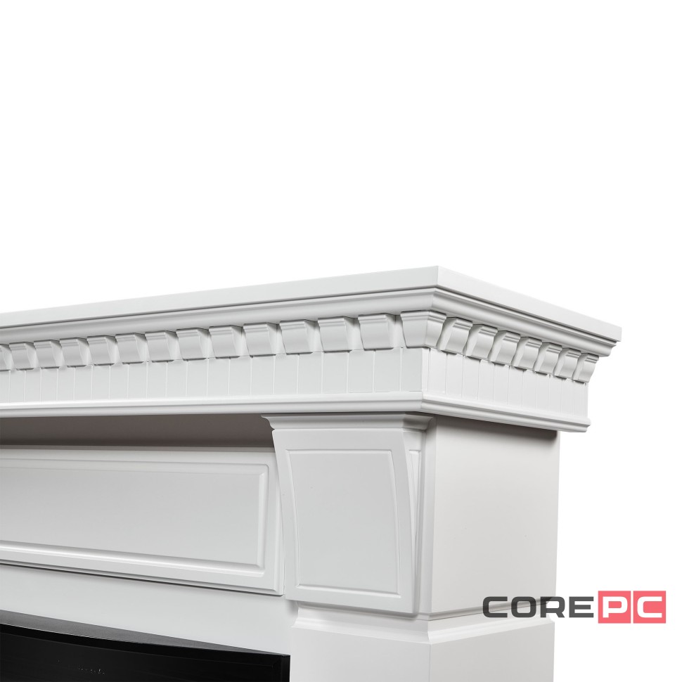 Каминокомплект: Очаг Electrolux Sphere Plus EFP/P-2720RLS с порталом Elegante 25 белый