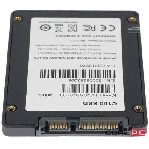 Твердотельный накопитель HIKVISION 480 Gb SATA HS-SSD-C100/480G