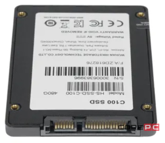 Твердотельный накопитель HIKVISION 480 Gb SATA HS-SSD-C100/480G